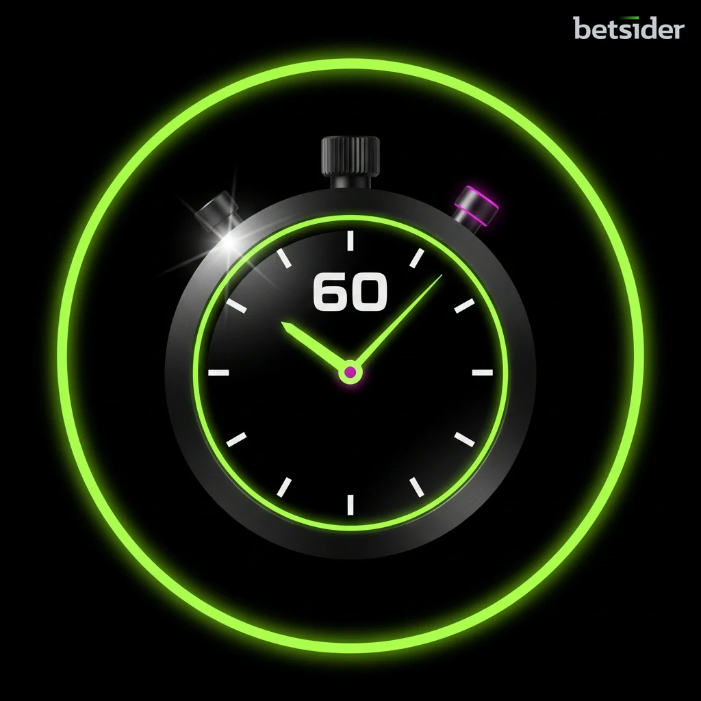 Icona di un cronometro per rappresentare le scommesse live sull'app Betsider