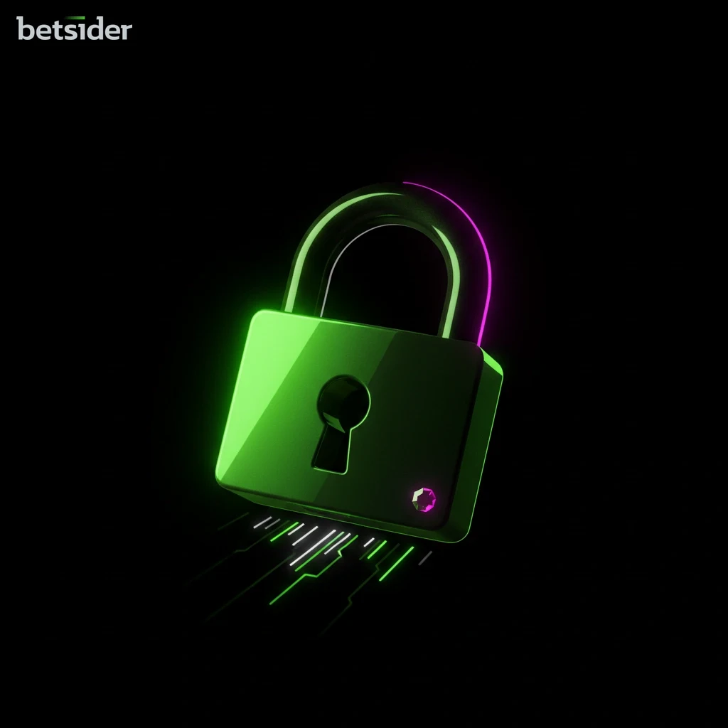 Icona di un lucchetto stilizzato per rappresentare la sicurezza dell'accesso all'account Betsider.